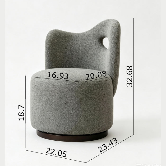 Yves - Swivel Chair - Olive Home Essentials