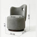 Yves - Swivel Chair - Olive Home Essentials