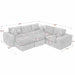 Sectional Sofa With Moveable Ottoman Home Essentials
