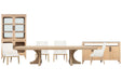 Somerset - Extendable Trestle Dining Table Set Magnussen Furniture