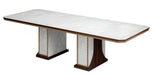 Romantica - Dining Table With 2 Extensions - Light Beige / Brown Walnut Arredoclassic Italy