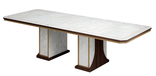 Romantica - Dining Table With 2 Extensions - Light Beige / Brown Walnut Arredoclassic Italy
