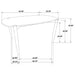 Whisten - Dining Set With Rounded Tabletop And Upholstered Chairs Furniture Max