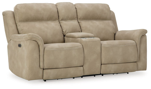 Next-Gen Durapella - Reclining Power Loveseat With Console Signature Design by Ashley®