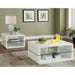Emerson - 1 Shelf Rectangular Side End Table - White Furniture Max