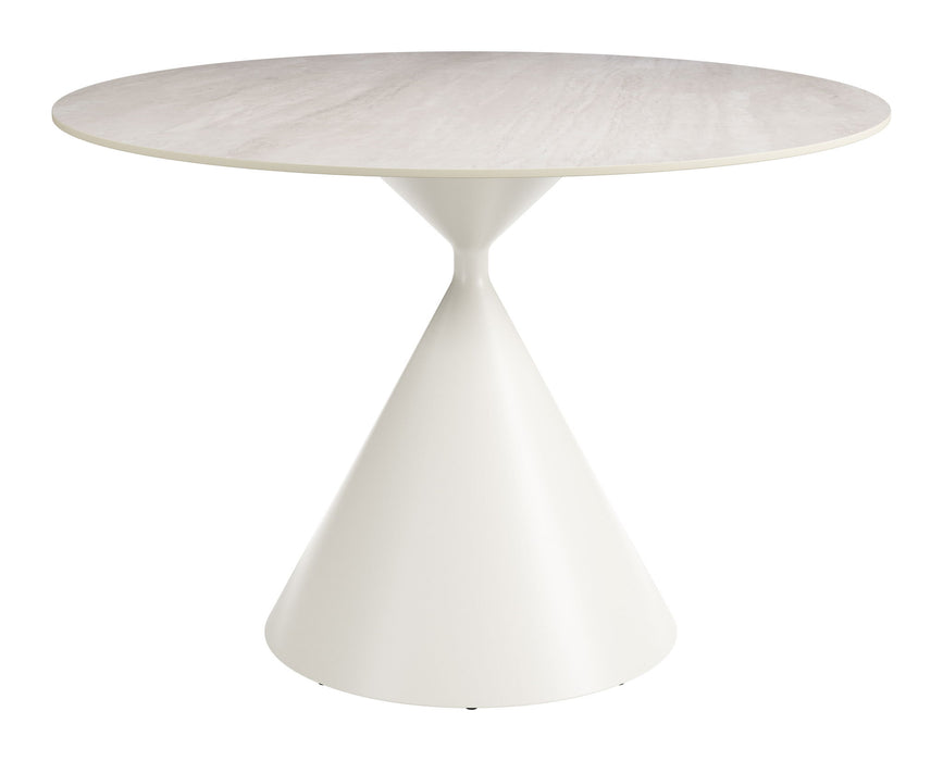 Plinn - Dining Table - Light Beige / White Zuo Modern