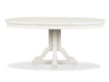 Willowbrook - Extendable 48" Round Dining Table - Egg Shell White Magnussen Furniture
