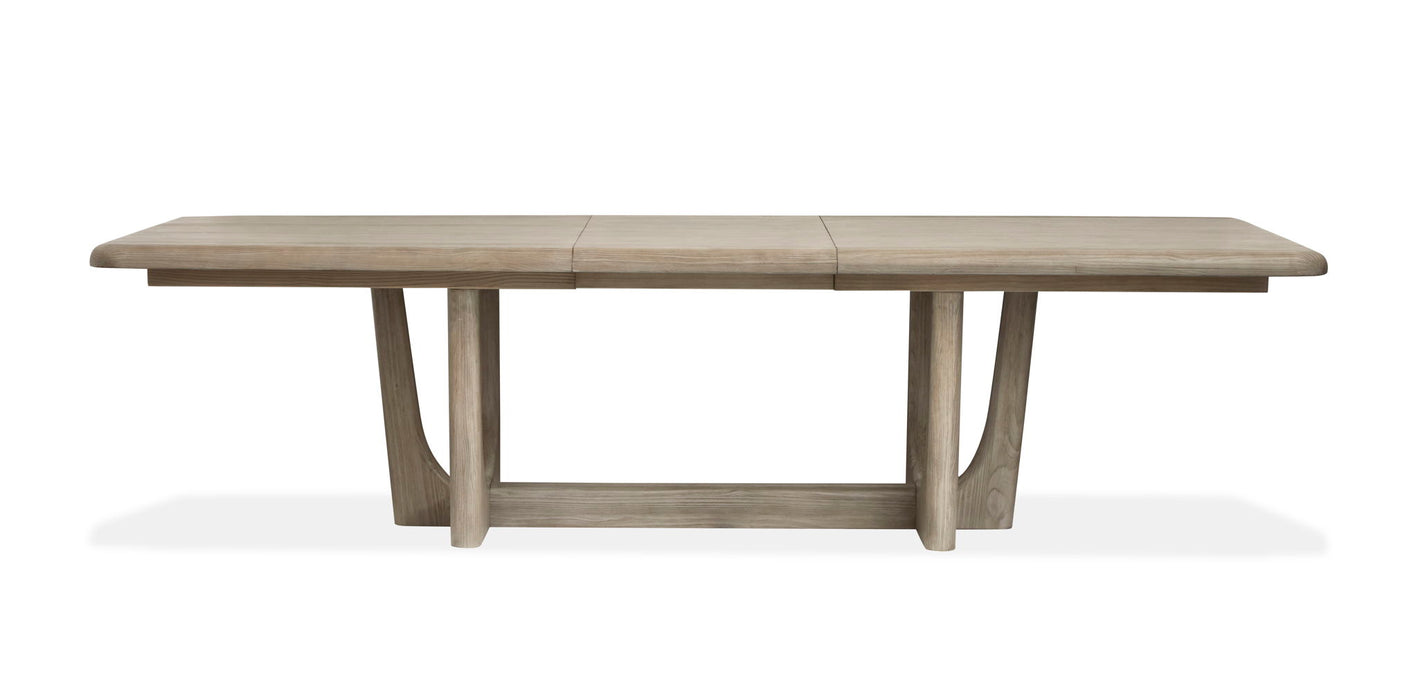 Braelyn - Extendable Trestle Dining Table - Dorian Gray Magnussen Furniture