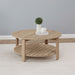 Altos - 1 Shelf Round Table Furniture Max