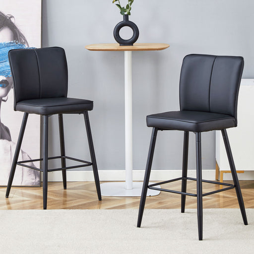Modern Style Chair With Sleek Backrest Design (Set of 2) Home Essentials