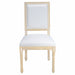 Dining Chairs With Upholstered Square Back (Set of 2) Home Essentials