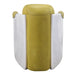 Brancaster - Accent Chair - Yellow Top Grain Leather & Aluminum ACME