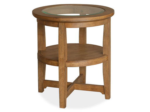Durant - Shelf End Table - Honey Brown Magnussen Furniture