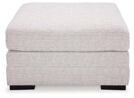 Koralynn - Oversized Accent Ottoman - Stone Benchcraft®