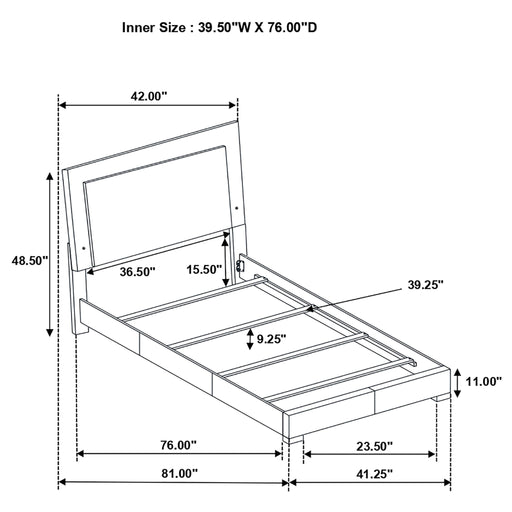 Dulcey - Bedroom Set & LED Furniture Max