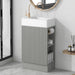 Modern Bathroom Vanity With Sink And 2 Tier Shelf Hearth and Haven
