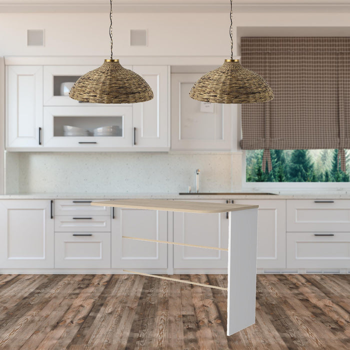 Kitchen Island With Storage - White