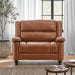 Tufted Design Wide Manual Recliner Chair Noble House