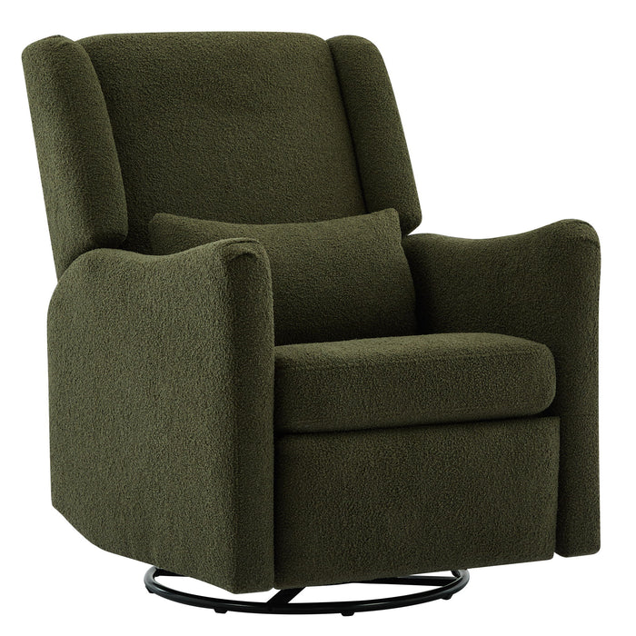 Wide Wingback Swivel Glider Rocker Recliner Chair Hearth and Haven
