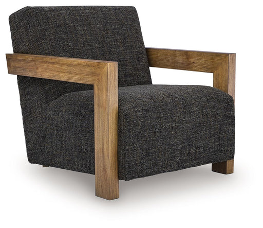 Dorney - Accent Chair - Charcoal / Brown Signature Design by Ashley®