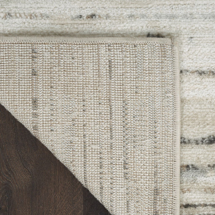8' x 10' Abstract Distressed Area Rug - Cream