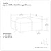 Gabbie - Coffee Table Upholstered Storage Ottoman Simpli-Home