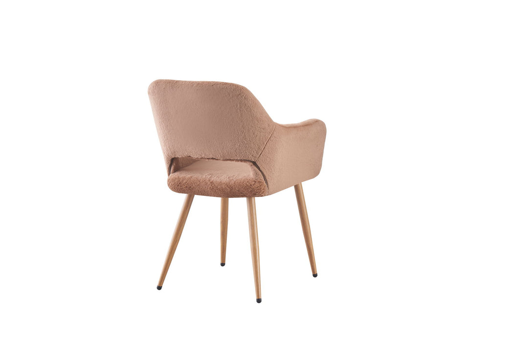 Accent Chairs - Beige Brown