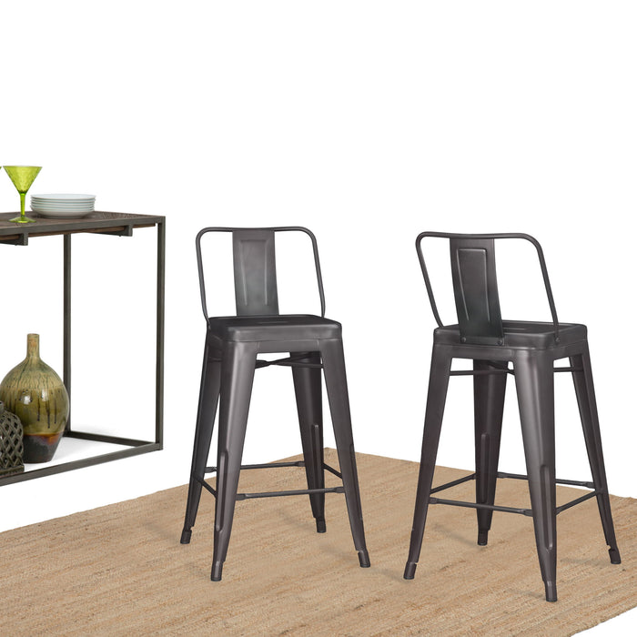 Rayne - Multifunctional Metal Stool Simpli-Home