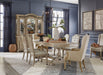 Marisol - Upholstered Host Arm Chair (Set of 2) - Fawn Magnussen Furniture
