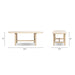 Milo - 8 Seat Oval Dining Table - Natural Jennifer Taylor Home