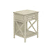 Accent End Table, 2 Tier, Storage Drawer, Transitional Style 8th Street