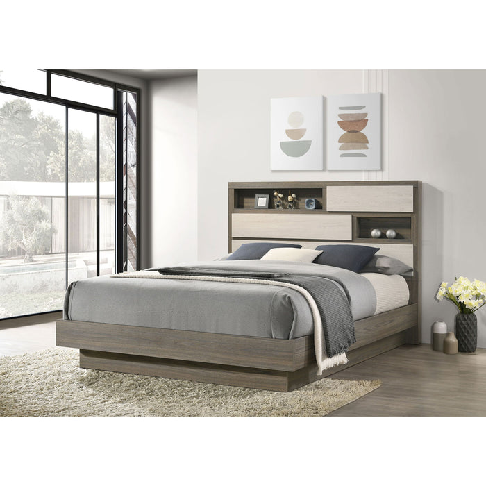 Edmondson - Bookcase Headboard Bed Furniture Max