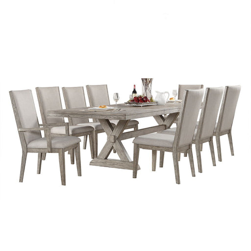 Rocky - Dining Table - Gray Oak ACME