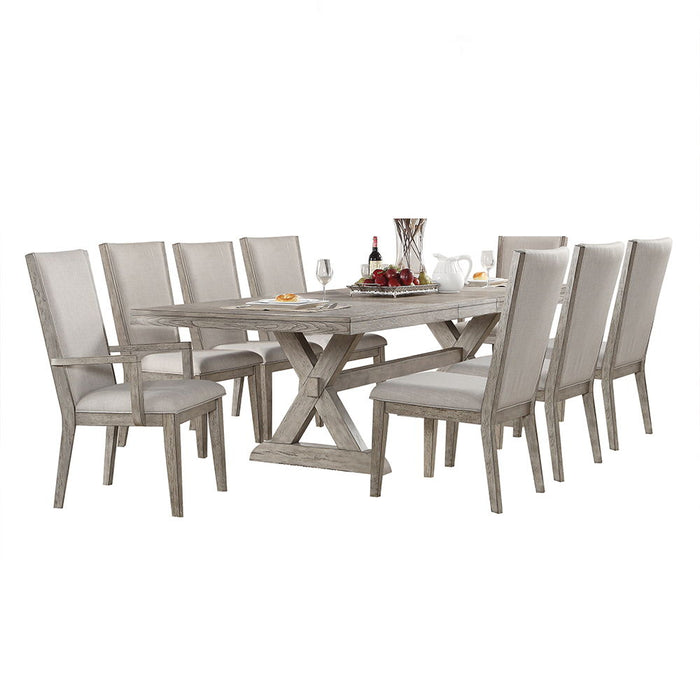 Rocky - Dining Table - Gray Oak ACME