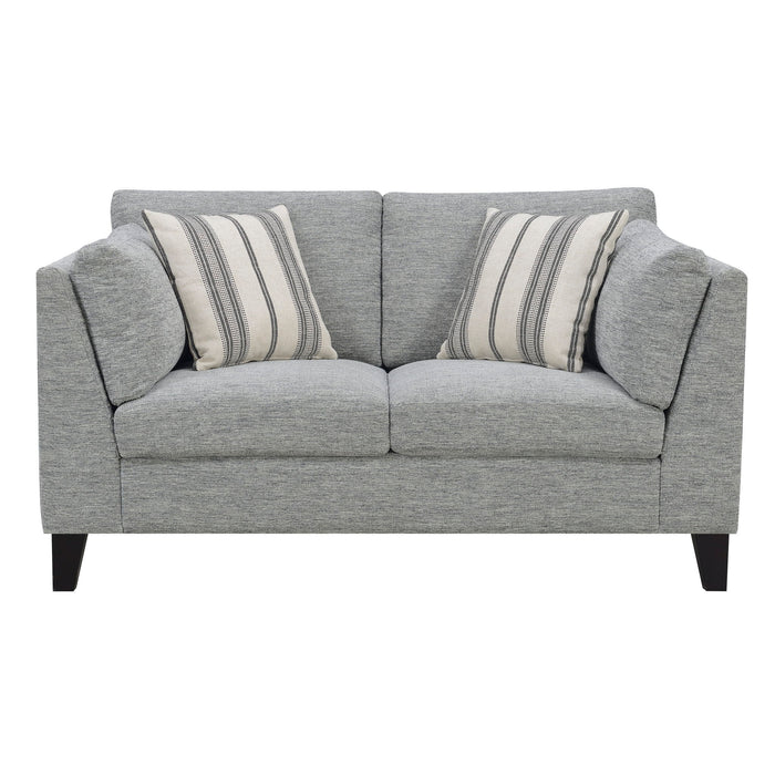Loveseat Sofa With Upholstery - Gray