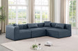 Cube - 4 Piece Modular Corner Sectional Meridian Furniture