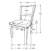 Topeka - Upholstered Dining Side Chair (Set of 2) - Brown Furniture Max