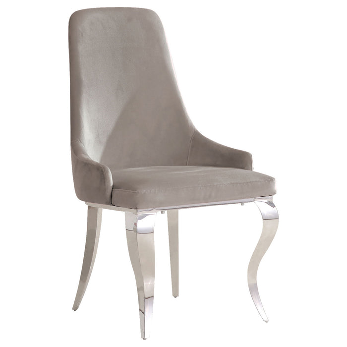 Luxury Upholstered Back Dining Chairs (Set of 2) Furniture Max