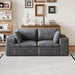 Cloud Sofa, Deep Seat Couches, Removable Cushion For Living Room - Dark Gray Home Essentials
