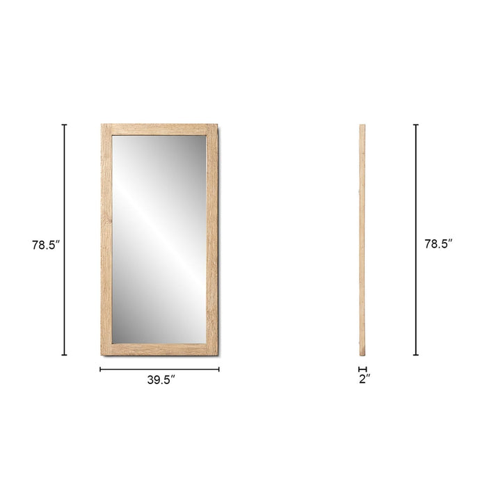 Langford - Full Length Mirror - Light Brown Jennifer Taylor Home