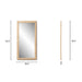 Langford - Full Length Mirror - Light Brown Jennifer Taylor Home