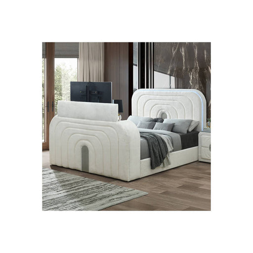 Shelyn - Bed With LED, TV Stand, Fireplace & Bluetooth Acme