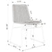Dacy - Dining Side (Set of 2) And Sturdy Sled Base - Brown Furniture Max