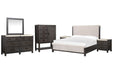 Plum Creek - Upholstered Panel Bedroom Set Magnussen Furniture