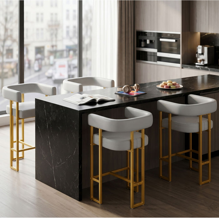 Modern Counter Height Bar Stools With U - Shaped Home Essentials