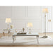 3 Piece Lamp Set, Floor Lamp And 2 Table Lamps - Silver Furniture Max