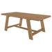 Gavilon - Rectangular Trestle Base Dining Table - Brown Furniture Max