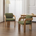 2 Pack Dining Chairs With Pillow Back Noble House