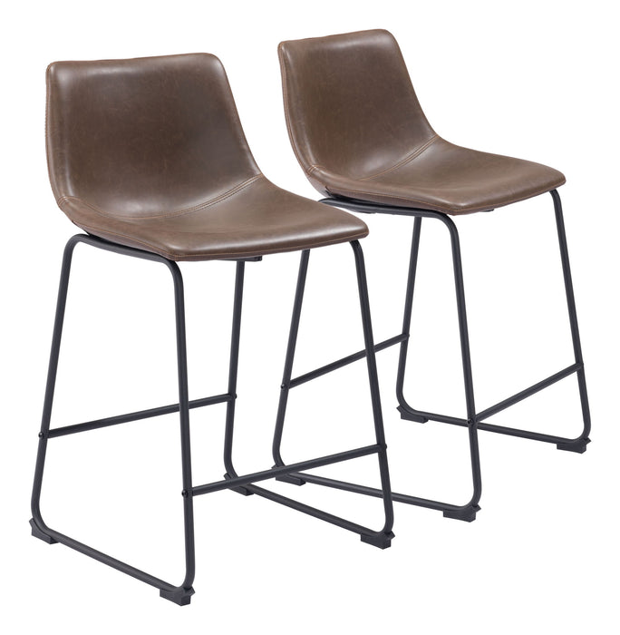 Smart - Counter Chair (Set of 2) Zuo Modern