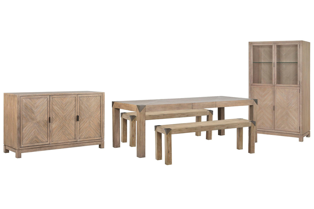 Ainsley - Extendable Rectangular Dining Table Set Magnussen Furniture